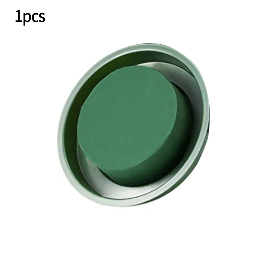 Confezione da 10 pezzi di schiuma floreale bagnata verde rotonda – per fiori con ciotola, kit composizione floreale in schiuma | spugna per artigianato floreale | fiori per matrimoni | decorazione per