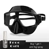Low volume diving mask Snorkeling Swimming Goggles   Anti Fog Liquid Silicone Resin Lens 1