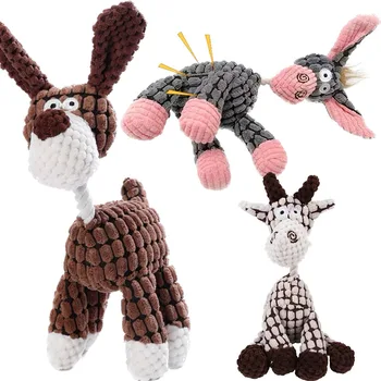 Plush Donkey Dog Toy 1