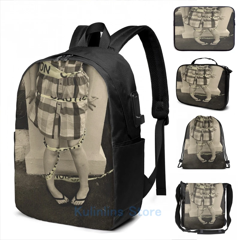 

Забавный рюкзак для девушек с графическим принтом и USB-зарядкой, школьные сумки для мужчин и женщин, дорожная сумка для ноутбука