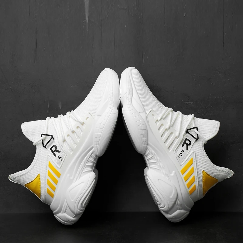 Man Lift Sneakers Elevator Height Increase Insole 7-8cm Shoes for Men Mesh Summer