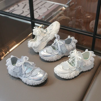 Slim Fit Children Mesh Casual Sneakers Tidy Breathable Surface Fashion Kids Daily Outdoor Sport Shoes