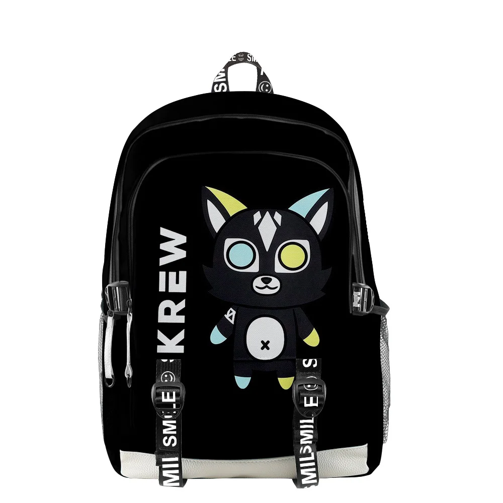 ItsFunneh Krew District Merch Backpack 2022 Casual Style School Bag Women Men Girls Boys Unisex Bag 4