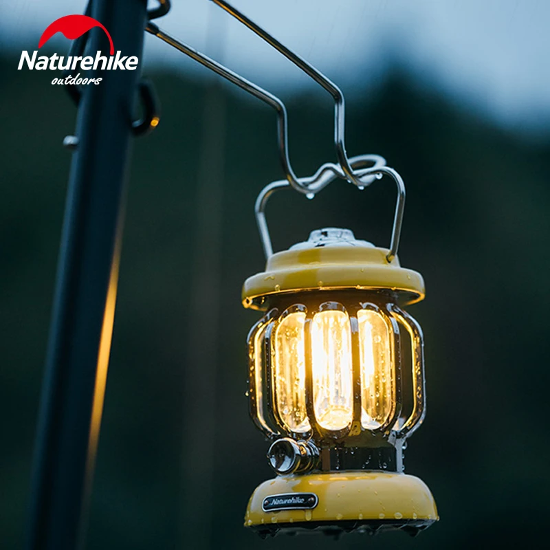 Naturehike-屋外USB充電式ランタン,手作りLEDテントライト,ビ