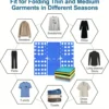68cm/48cm Plastic Clothes Folding Board Durable Kids Laundry Folder Easy and Fast Shirt Folding Board Home Storage Tool for Kids 5