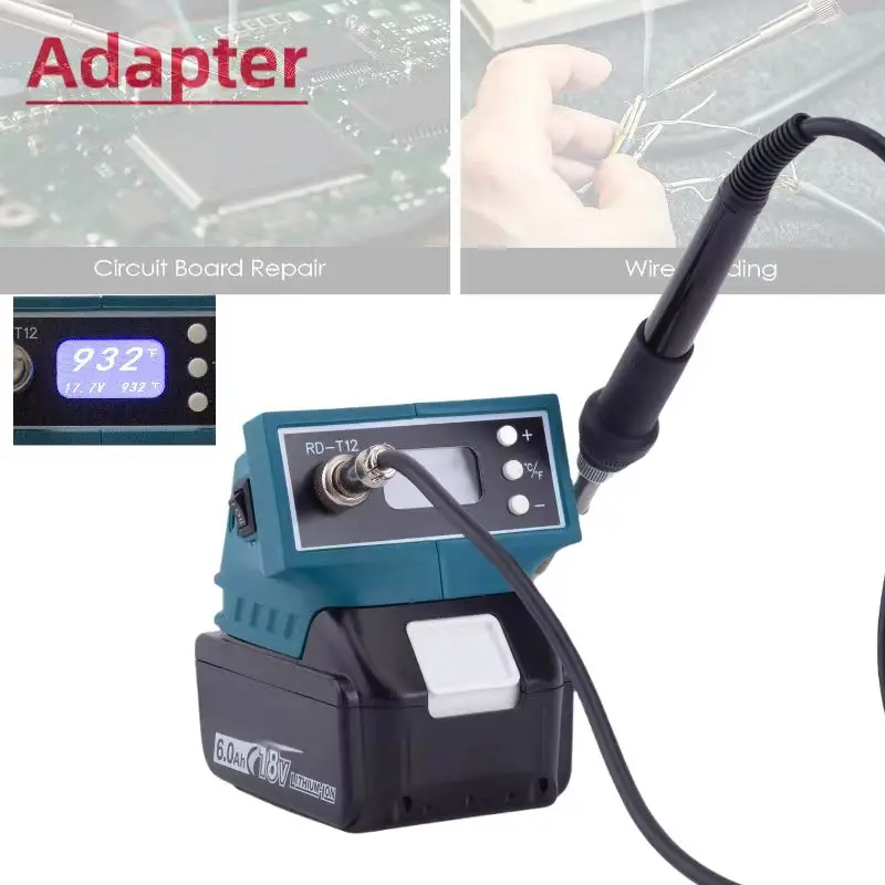 

For Makita Soldering Iron 18v T12 Portable Soldering Iron For Makita18v Battery up To 500 Degrees Gen 1 Iron