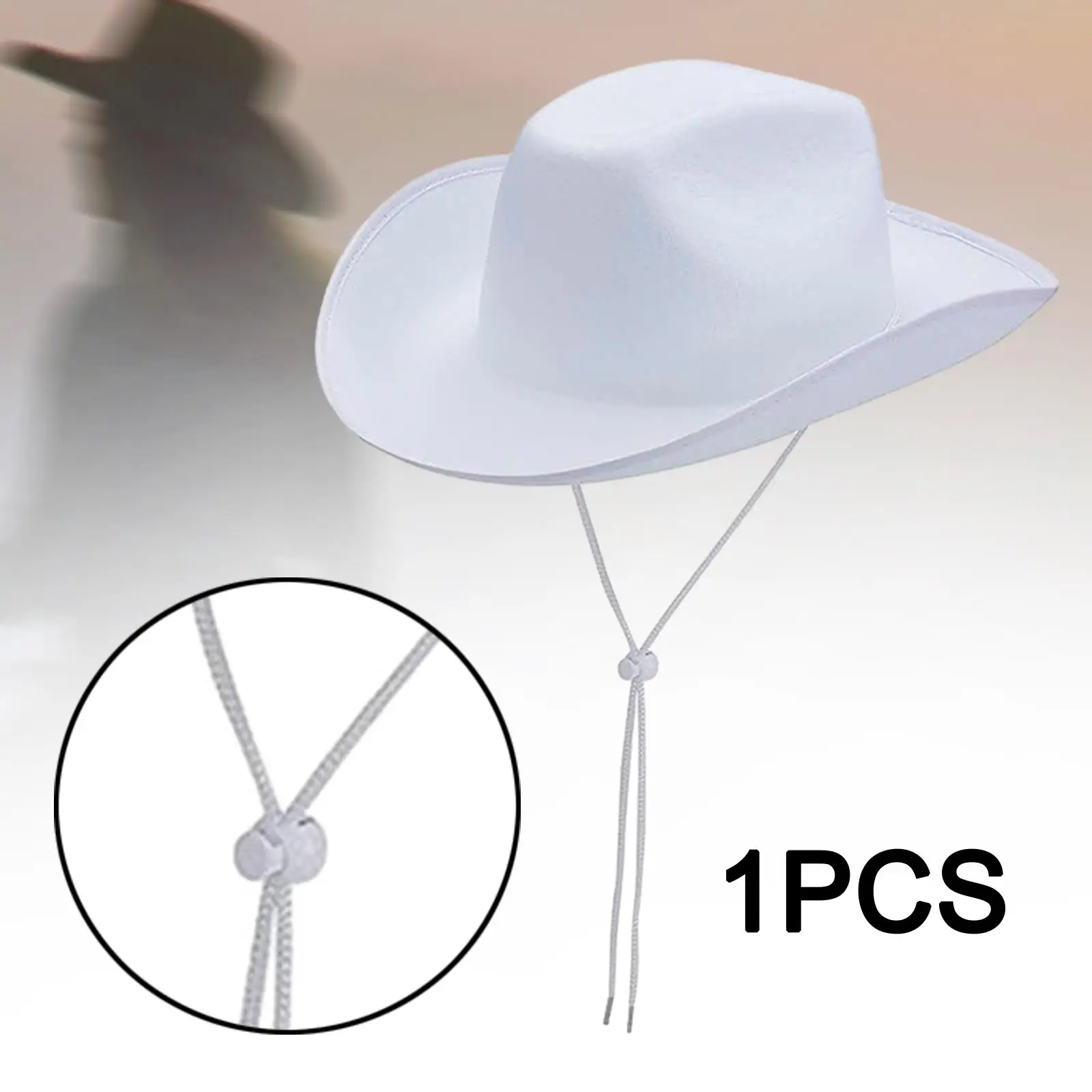 Cowboy Hat Sunhat Trendy Versatile Jazz Hat Sun Protection Hat Cowgirl Hat for Camping Cosplay Fishing Beach Party Supplies