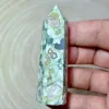 Natural Crystal Rainforest Jasper Tower Point Mineral Healing High Quality Garden Decorations Reiki Ornament Room Decor Gift 6