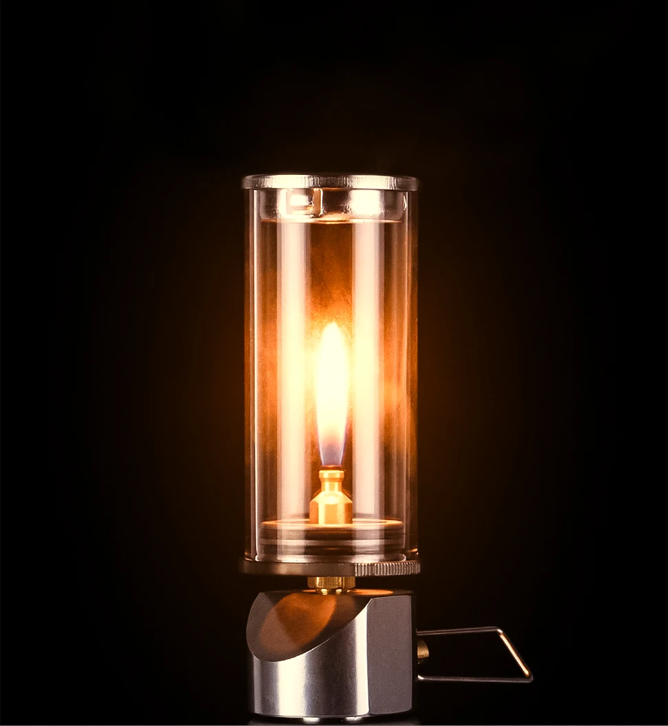 BRS-55 Traumhafte Kerze Lampe Mini Winddicht Butan Gas Camping Laterne Outdoor Camping Liefert Tourist Zelt Beleuchtung Ausrüstung – Detail 10