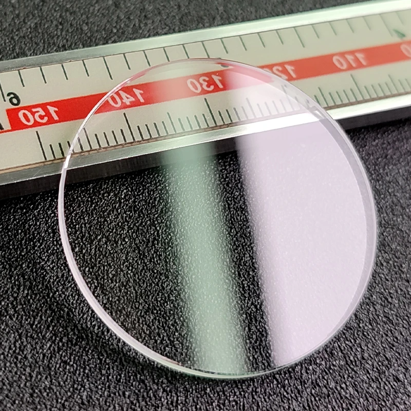 

Flat Mineral Glass Diameter 45-60mm 2.0mm Thick Transparent Watch glass Crystal Watch accessories，1pieces