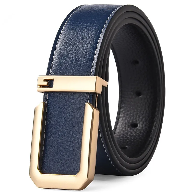 Sleek Unisex Fashion Belt with Silver Buckle – Premium Quality for Casual and Professional Wear