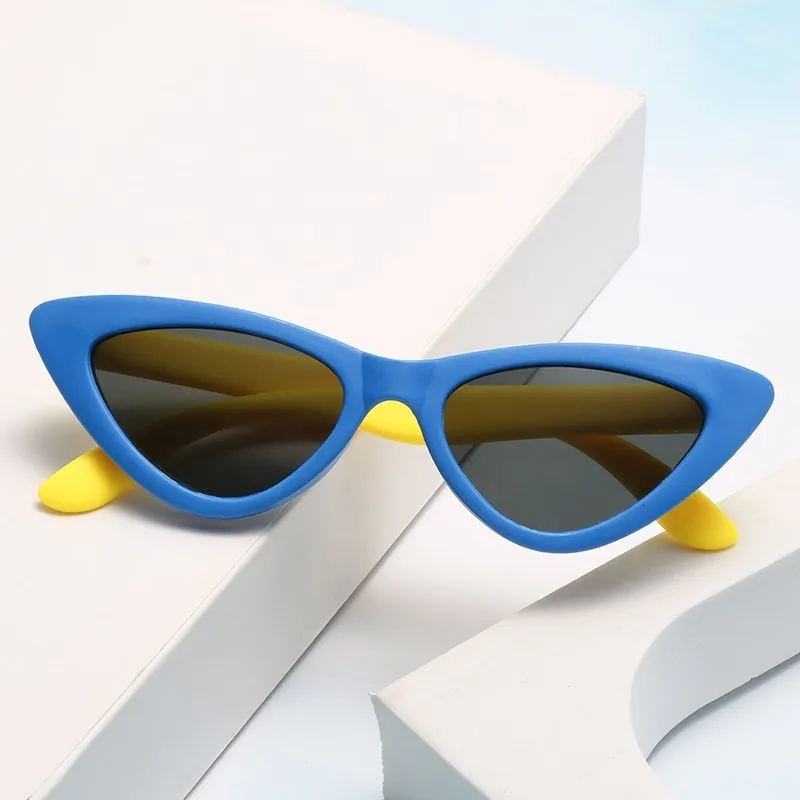 

Children Cat Eye Polarized Sunglasses Kids Girls Boys Baby TR90 Subber Sunglass Retro Eyewear Polarization Sun Glasses For Kids