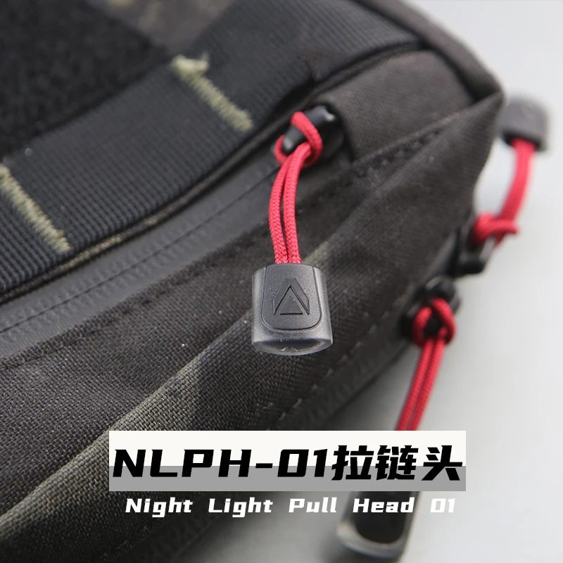 Two-tone Luminous Zipper Pull Ultra-Bright Glow in Dark Night Anti-lost Ends Tent Lock Zips for Coats Jackets Bag Rucksacks