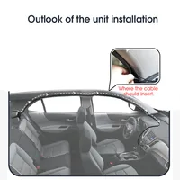 Wi-Fi детский автомобильный монитор, беспроводная камера-монитор для детского сиденья на заднем сиденье 360° °   Вращающаяся USB-камера ночного видения для детского автомобиля с зеркалом — изображение 6