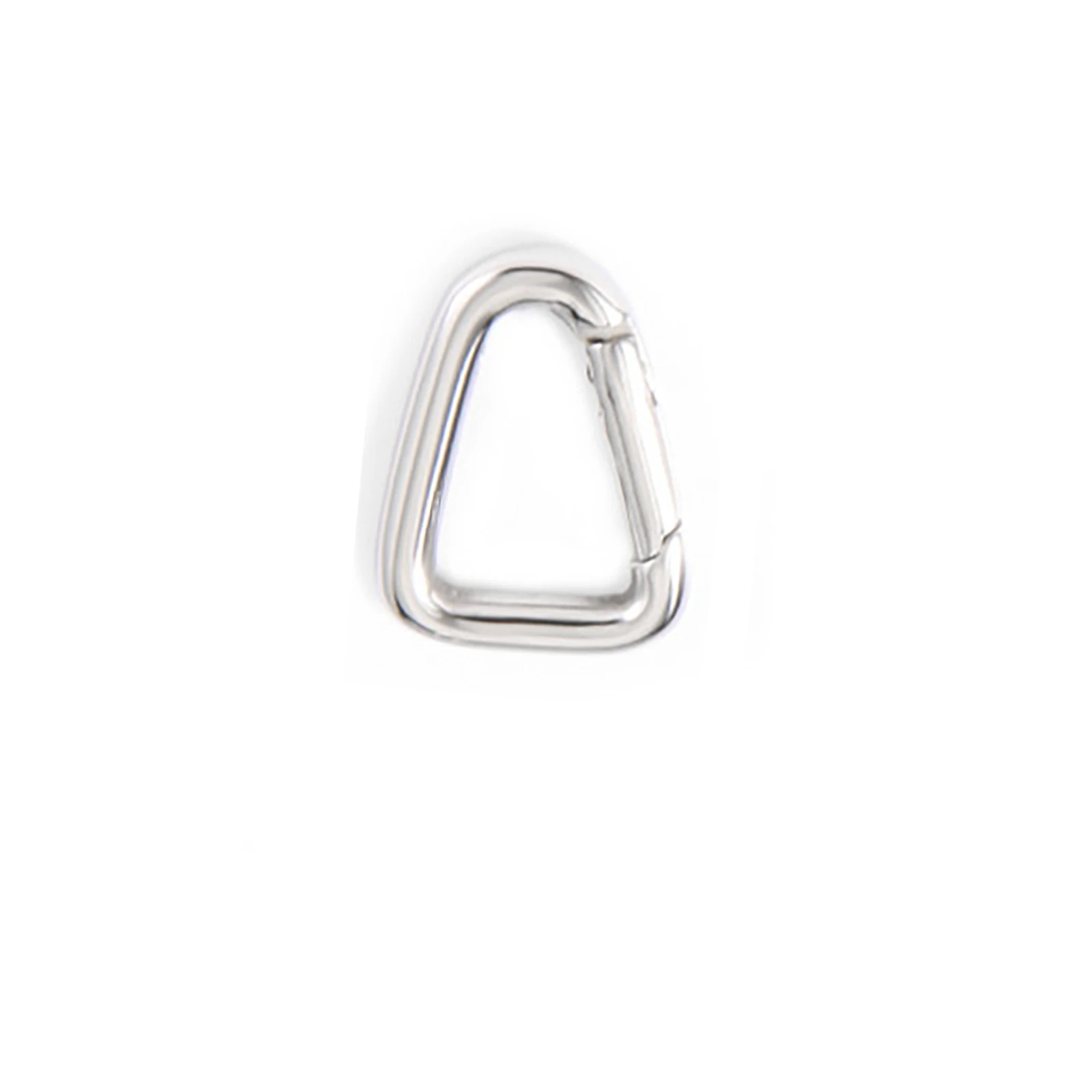 ONE punk triangle twist oval egg shape mirror polished