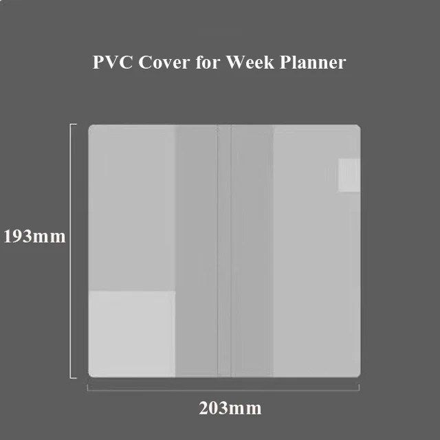 Kinbor 2026 Tygodniowy Planer Kieszonkowy Notatnik Plan Tygodnia Harmonogram Planowanie Książka Dziurkacz Efektywność Ręczny Dzienny Zapis