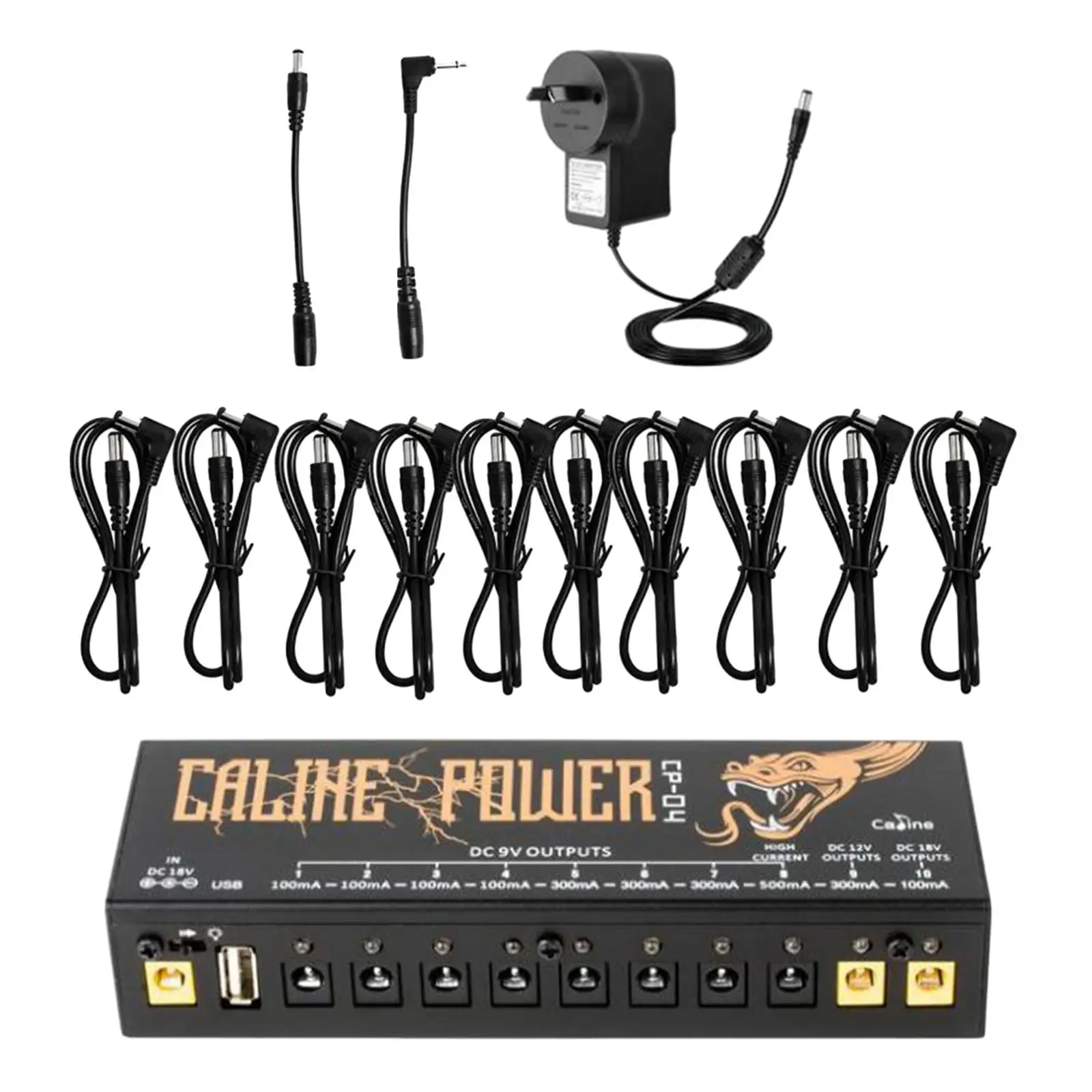 

Guitars Power Supply 18V 1A Portable Effect Pedal Board Guitar Effect Pedal