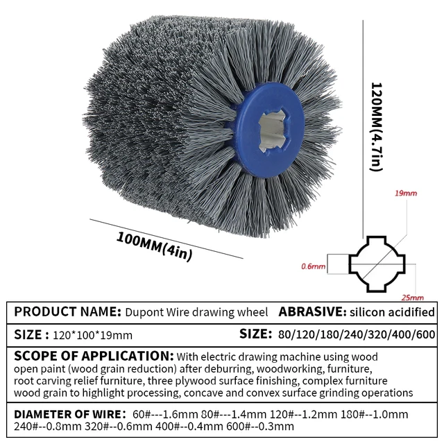 Ruota Abrasiva In Tessuto Non Tessuto 125 Mm - Grana 320 Per Lucidatura - Foto 7