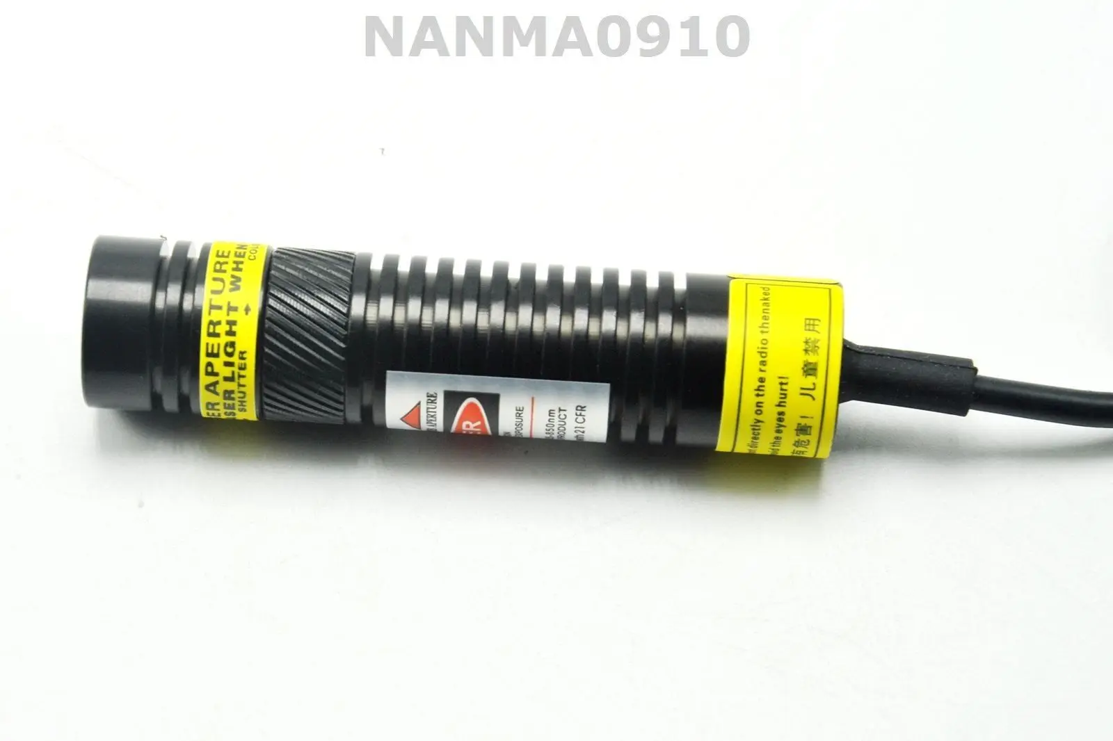 100mW Focusable 라인 빨간색 레이저 모듈 648nm/650nm, K9 렌즈 포함 조각 절단 마킹용 전문 등급