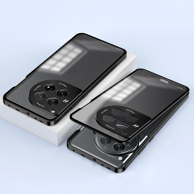 Premium Aluminium Alloy Frame with Matte Transparent Acrylic Back Cover