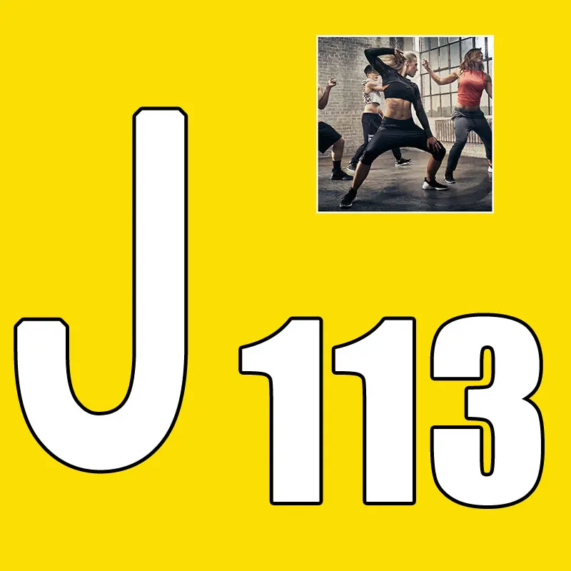 Aerobics Latin Hip hop Dance BJ113 2025.Q3 Course Boxed aerobics dance