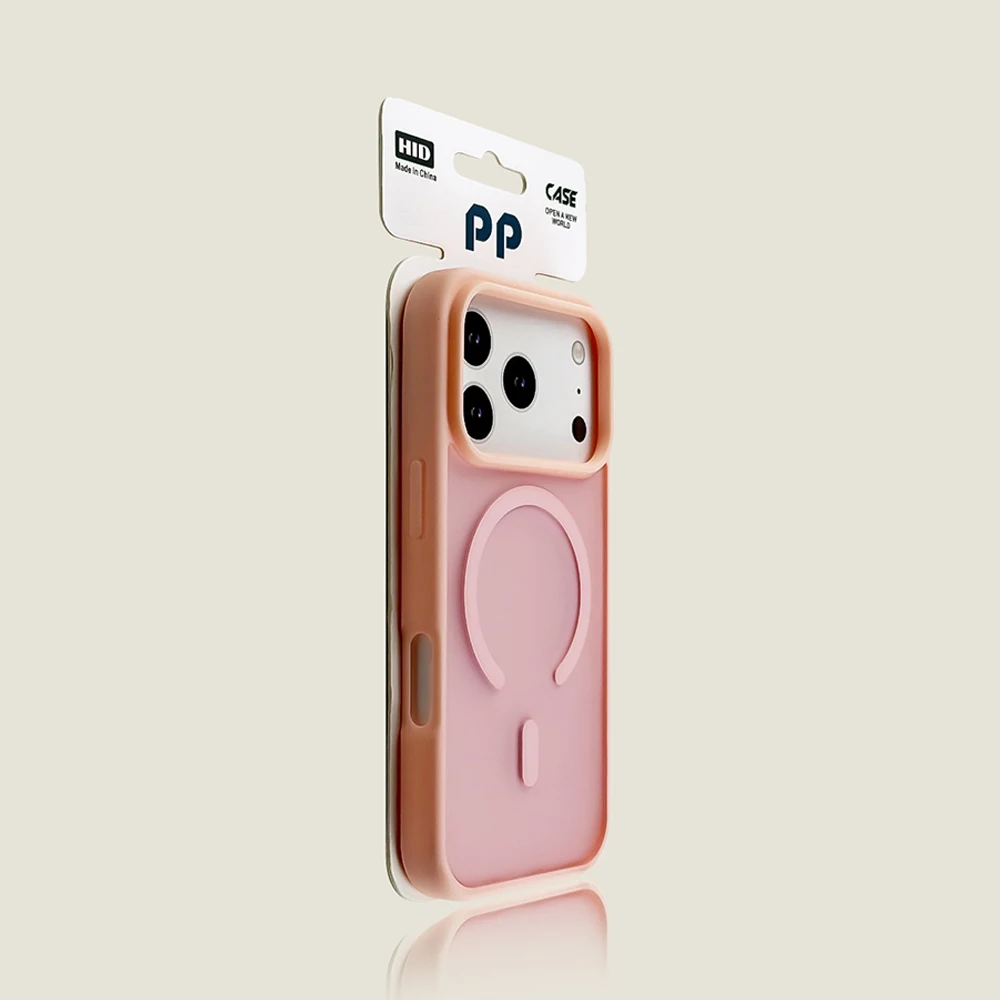 Translucent Matte MagSafe Case with Magnetic Wireless Charging and Shockproof Protection