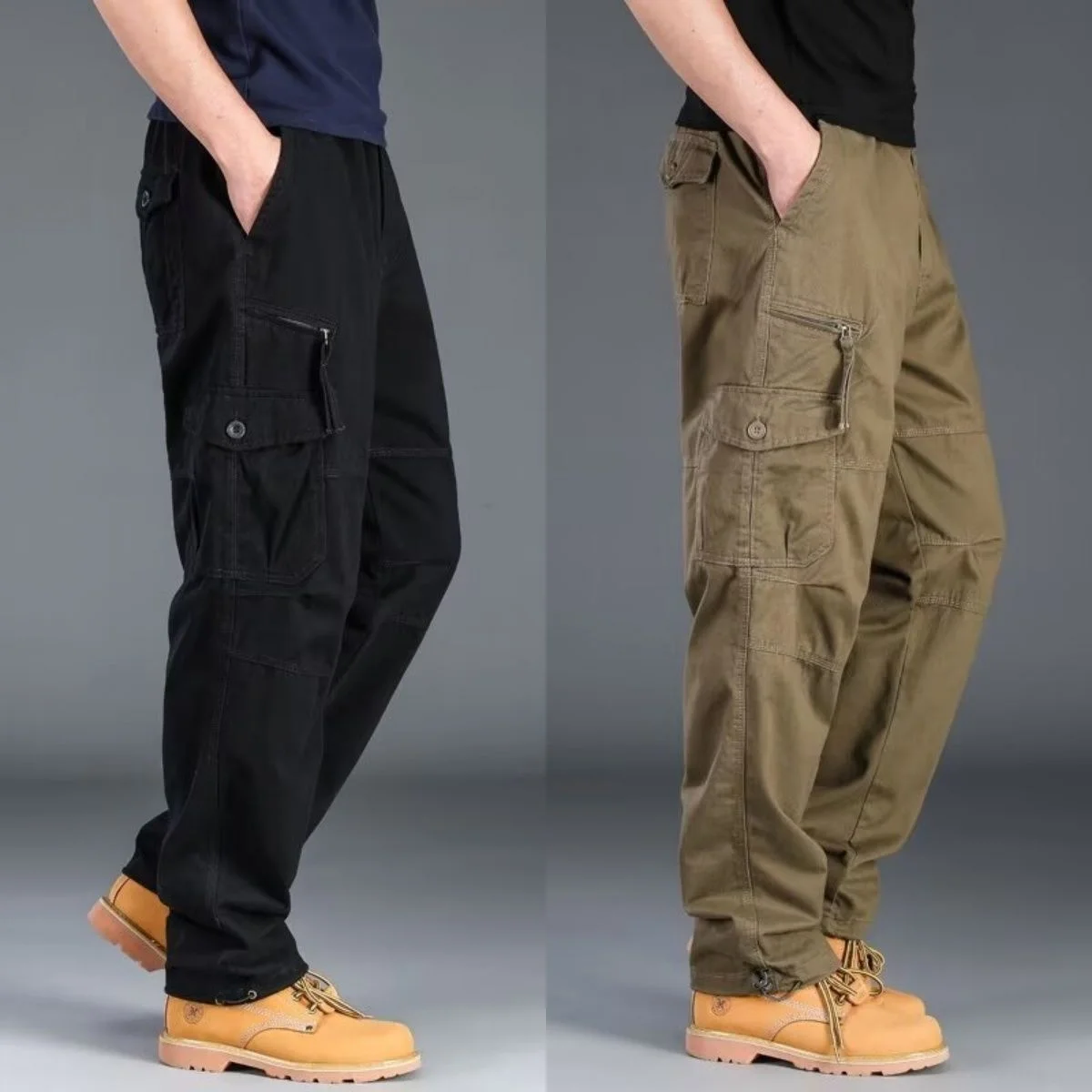 Black + army yellow [2 strips]