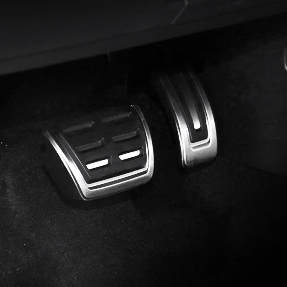 Car Pedal Cover For Volkswagen VW Tiguan MK2 Allspace AT MT Gas Brake Pedals Foot Rest Pads