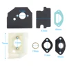 DRELD Chain Saw Carburetor Bracket & Spacer & Inner Guide& Gaskets Kit Fit for Chinese Chainsaw 4500 5200 5800 6