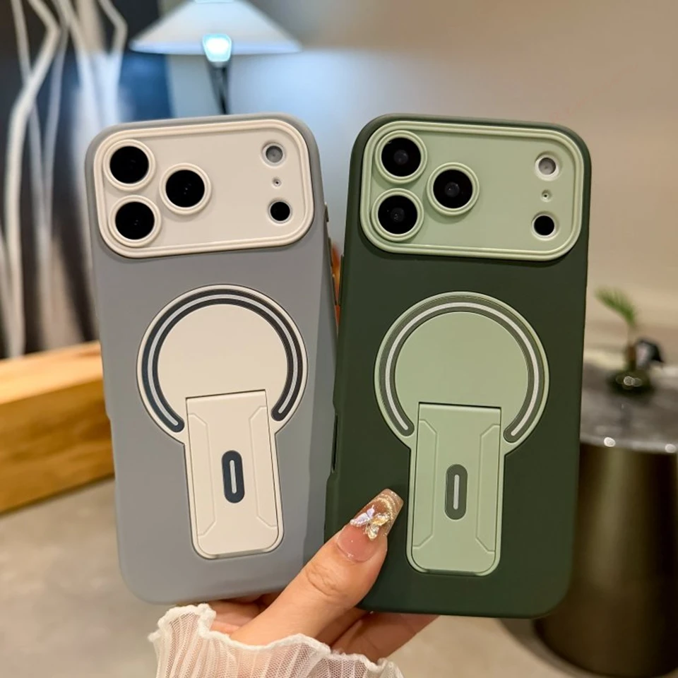 Premium Magnetic Stand Phone Case with Magsafe Charging Capability