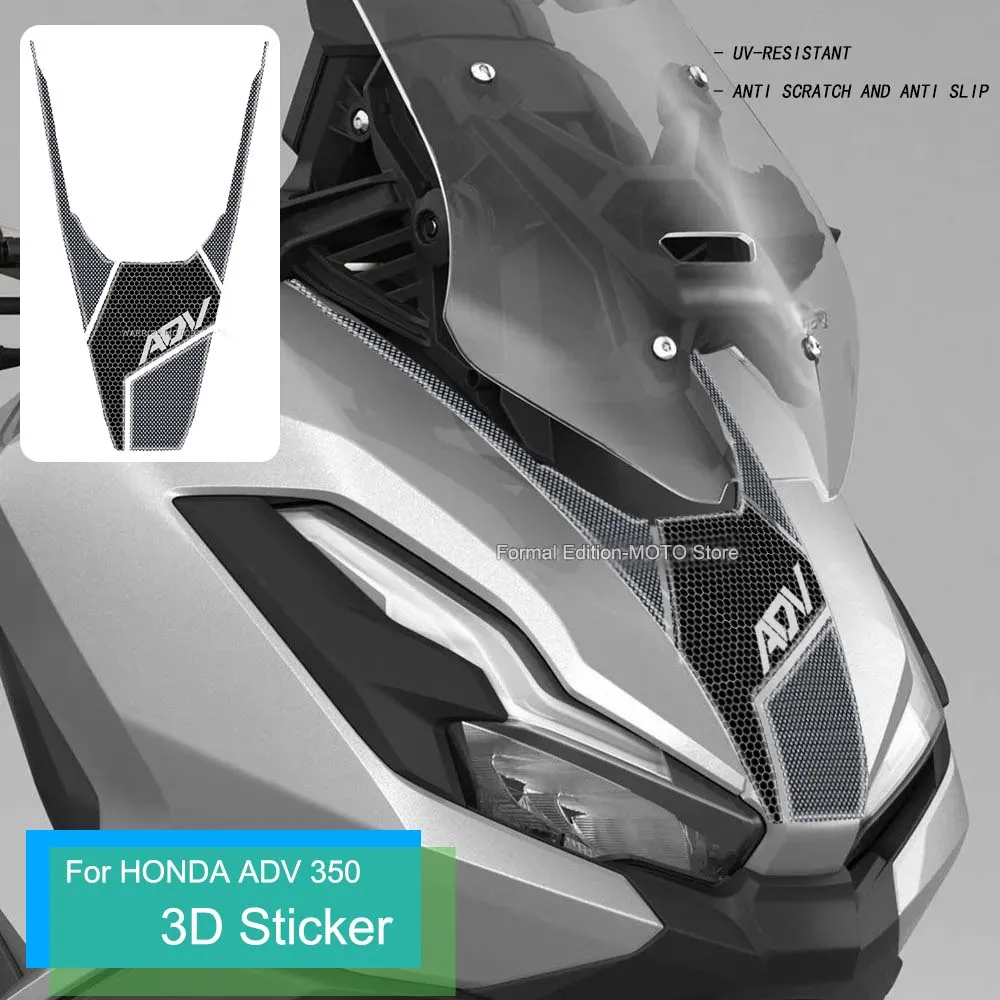 Motorcycle Body Sticker 3D Non-Slip Decorate Decal Waterproof Decal Sticker Decorate Sticker for HONDA ADV 350 2022 2023 2022 new and hot sale storage 3 colors 3 style mannequin necklace earrings jewelry pendant display stand holder decorate retail