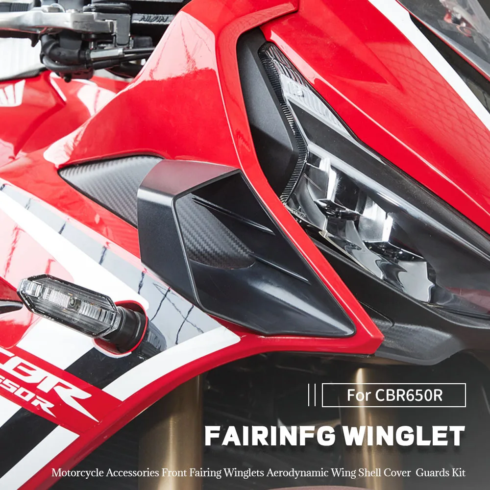 

MK For HONDA CBR650R Cbr650r 19-23 Motorcycle Accessories Front Fairing Winglets Aerodynamic Wing Shell Cover Guards Kit