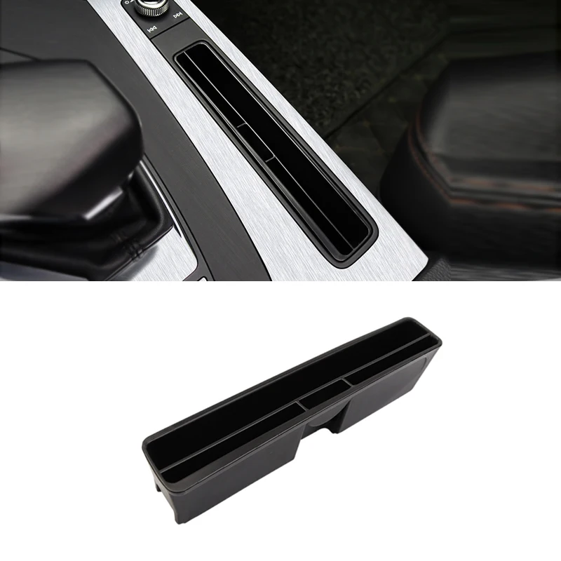 

For Audi Q5 2019 Car Plastic Center Control Parking Credit Card Slot Storage Holder Cover