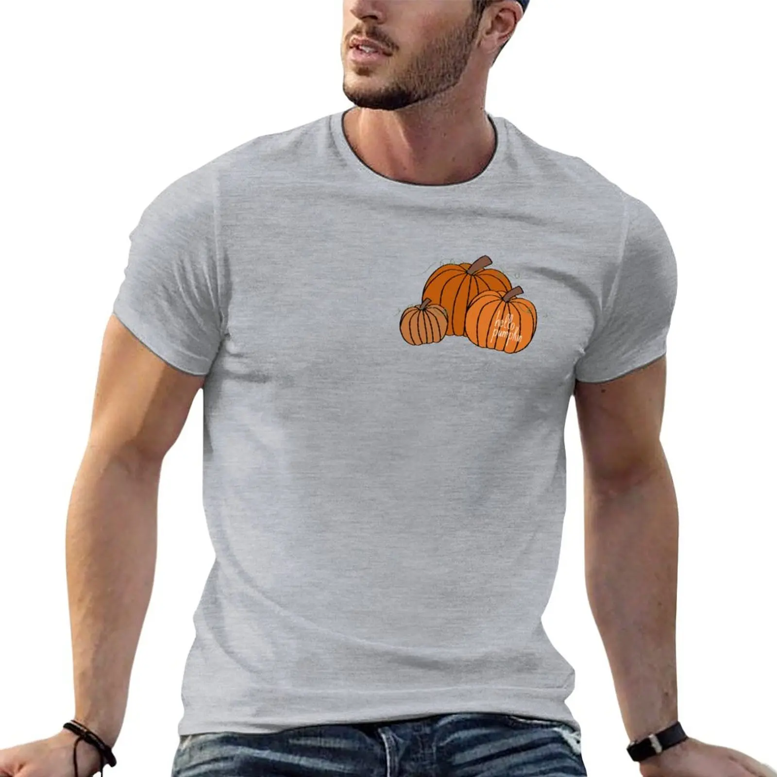 

hello pumpkin T-shirt quick-drying korean fashion hippie clothes heavy weight t shirts for men