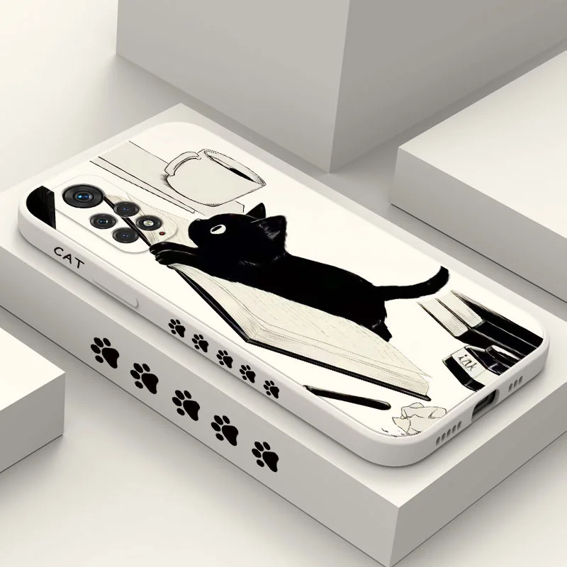 Custodia per telefono gatto impertinente per Xiaomi Redmi Note 12 11