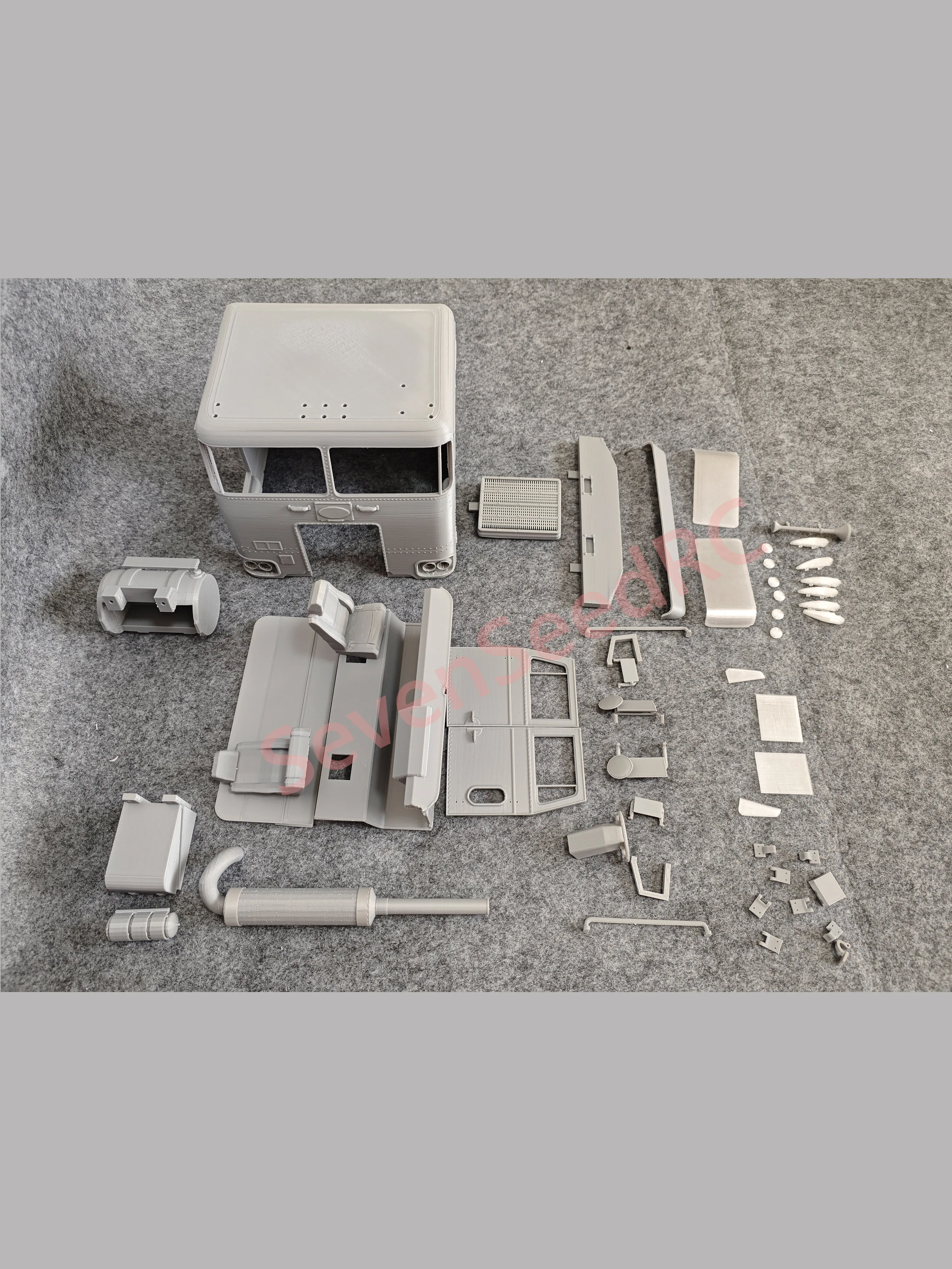 3d Printed Truck Cab Kit Peterbilt 352 1/14 For Fmx Static Dot Model JDM-110 Tamiya Lesu Lxy Scaleclub 4