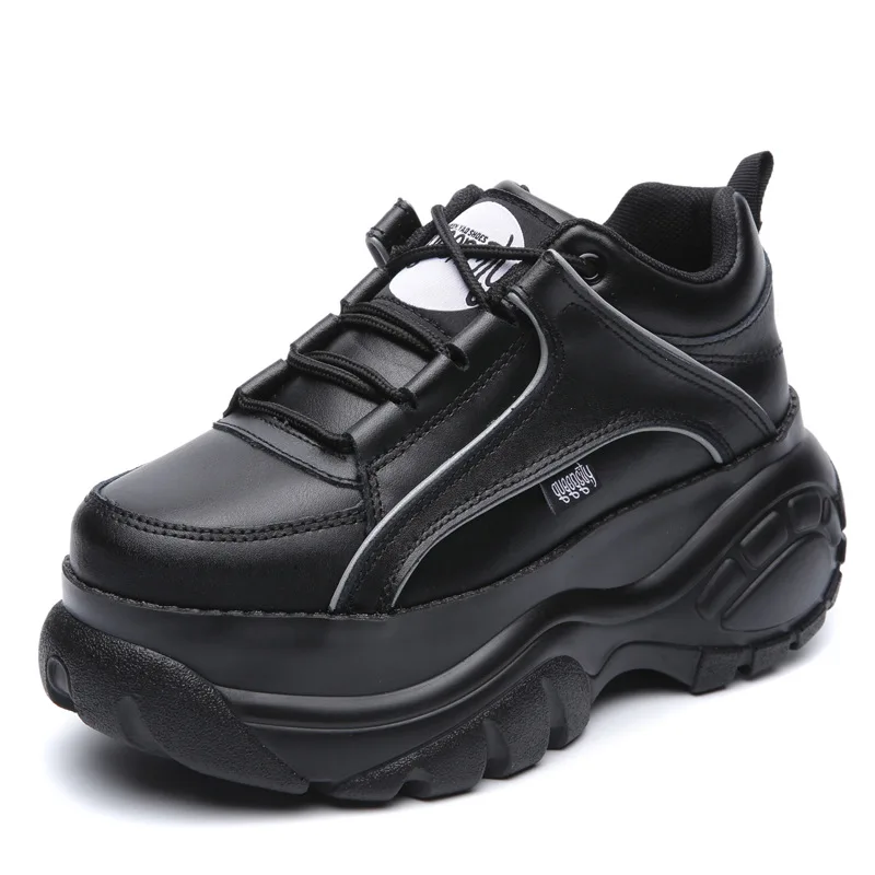 

Thick-soled Sneakers Female Harajuku Retro Old Platform Shoes Casual Comfortable Breathable Increased White Shoes Femme Zapatos