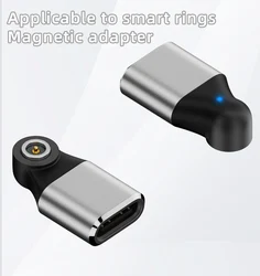 Magnetic Type - C Smart Ring Charging Adapter with Round Connector (C to JZ ZJT YS)