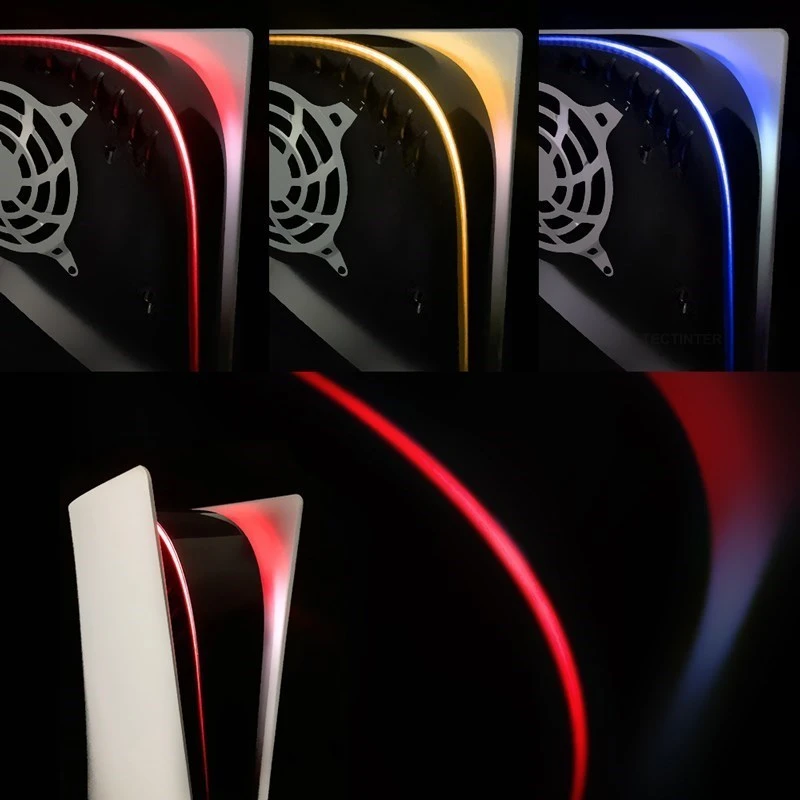 Light Bar Sticker For PS5 Console Self Adhesive Decals LED Lightbar