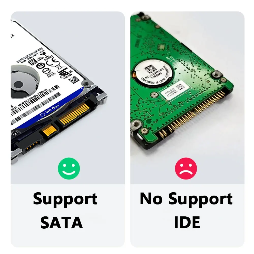 Transparent HDD Case SATA to USB 3.0 Hard Drive Enclosure Case External 2.5'' HDD Enclosure for SSD Disk Box Support UASP external hard drive case,ssd enclosure,hard drive enclosure,hard disk case,external hard drive box,hdd case enclosure