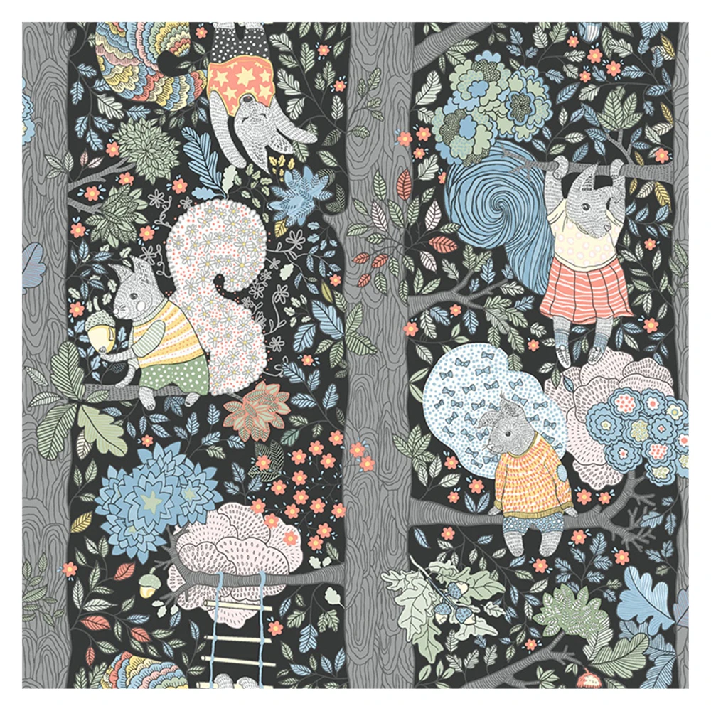 animados para quarto infantil, papel de parede