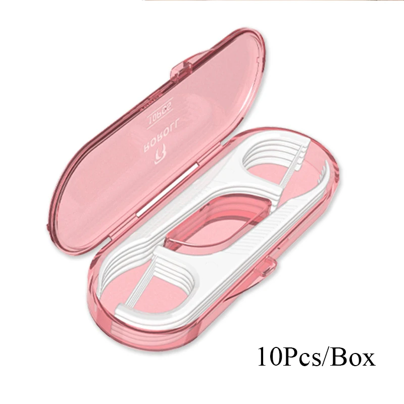 10cs/Box Floss Dispenser Automatic Dental Floss Storage Box Portable  Toothpick Floss Container Reusable Teeth Flosser Holder - AliExpress