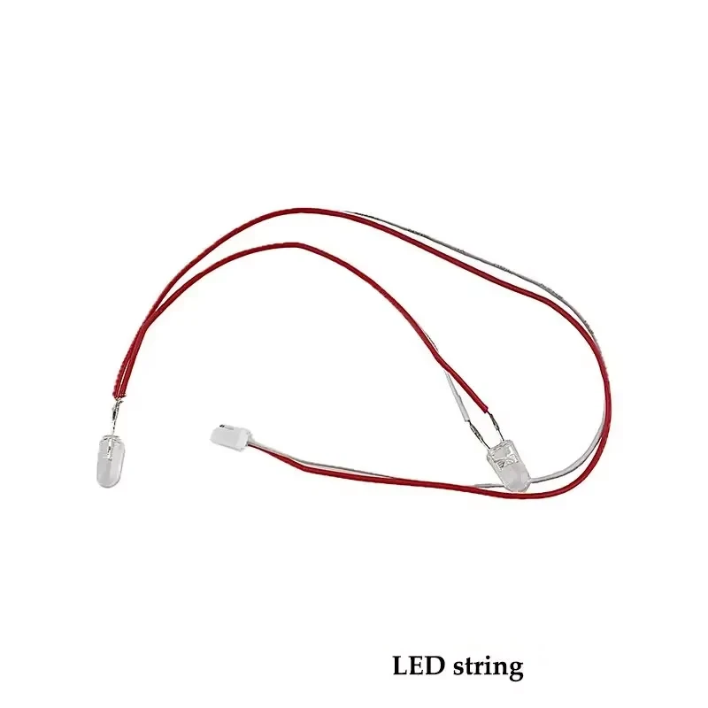 Enhanced RC Car Spare Parts Kit - Includes Lighting Circuit Board, Tires, Cable Tray, Shock Absorber, and Battery Accessories
