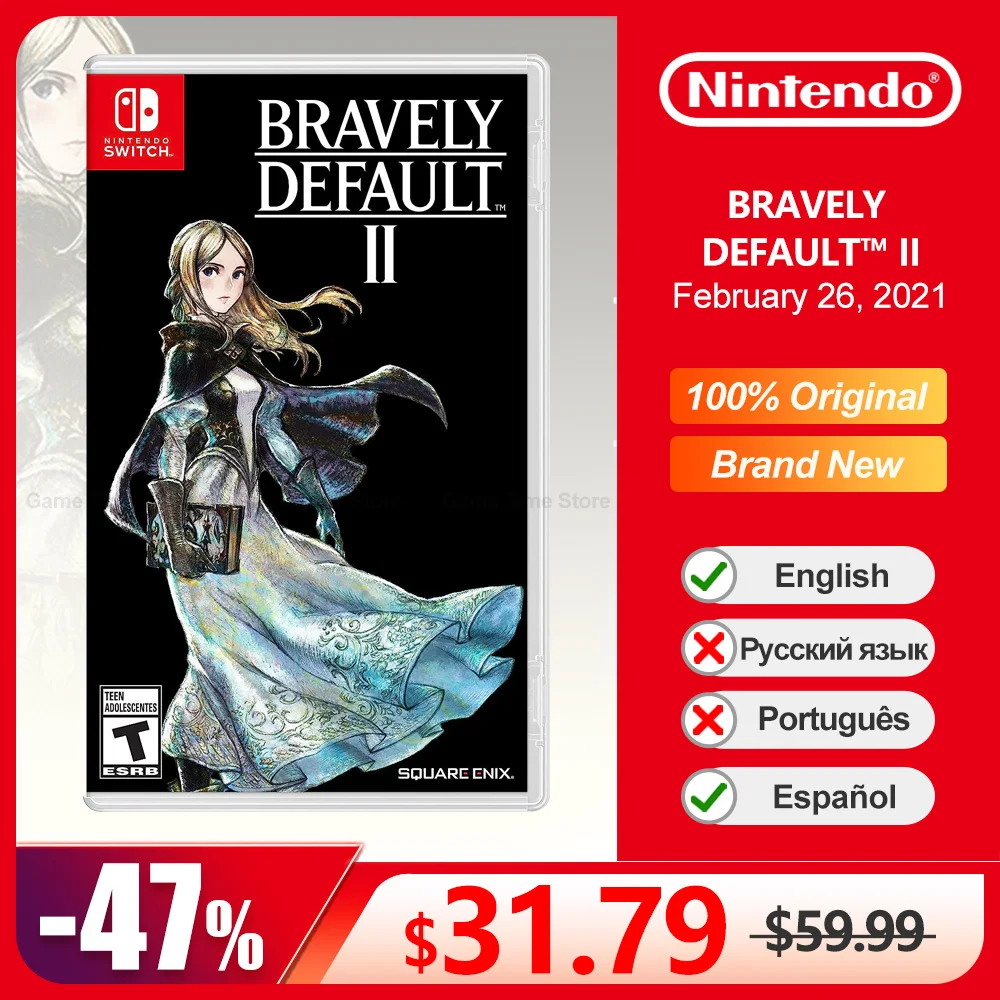 Bravely Blasted 2 Nintendo Switch Offerte Di Gioco 100% Scheda Di Gioco Fisica Originale Ufficiale Per Switch Oled Lite Console Di Gioco