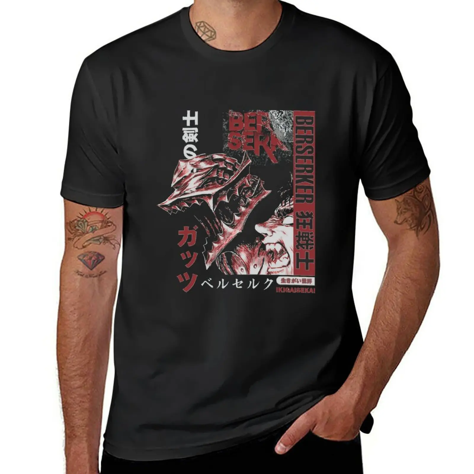 

New Berserks Anime And Manga T-Shirt plus size t shirts graphics t shirt t-shirts man heavy weight t shirts for men