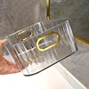Rectangular Desktop Cosmetic Storage Drawer Stackable Storage Box Acrylic Rack Sundries Snack Makeup Storage Basket Organizer 4