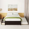 FULL BED WITH TWIN SIZE TRUNDLE AND TWO DRAWERS FOR ESPRESSO COLOR 2