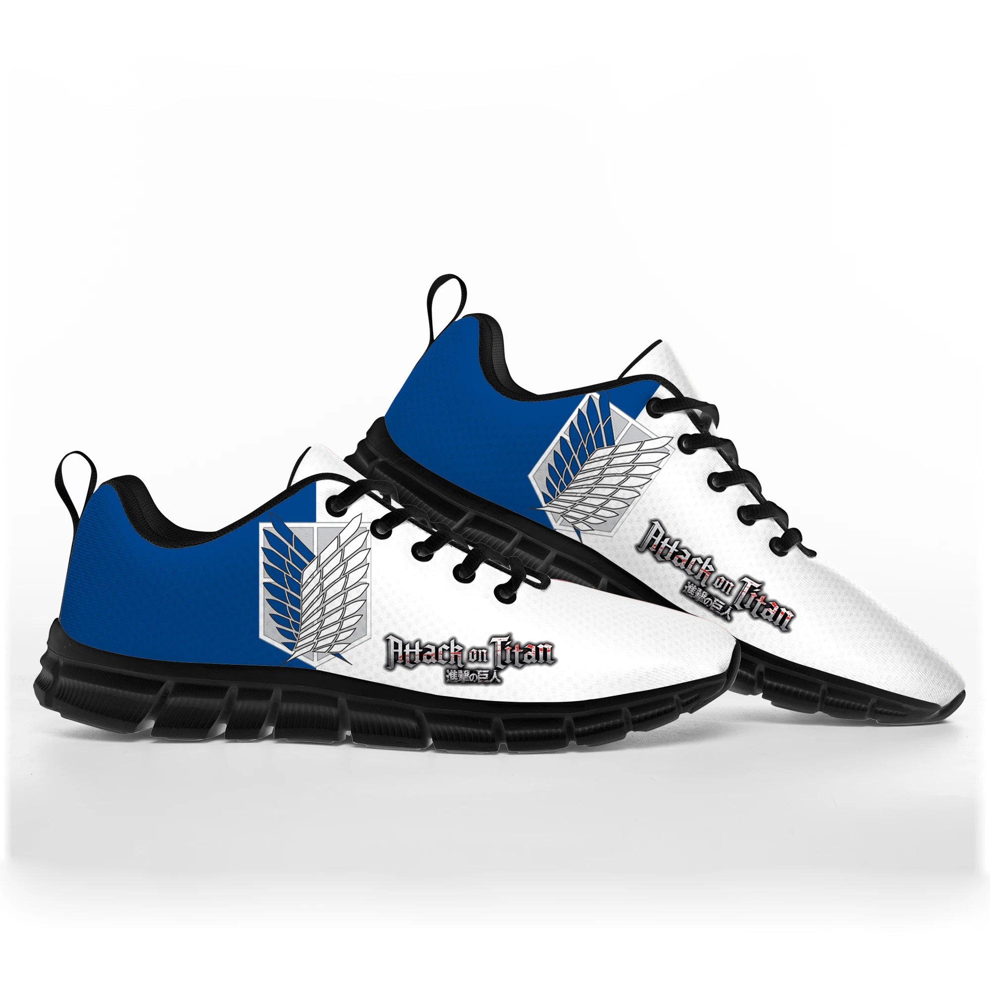 Anime Attack on Titan Levi Ackerman Sports Shoes Mens Womens Teenager Kids Children Sneakers Custom High Quality Couple Shoe