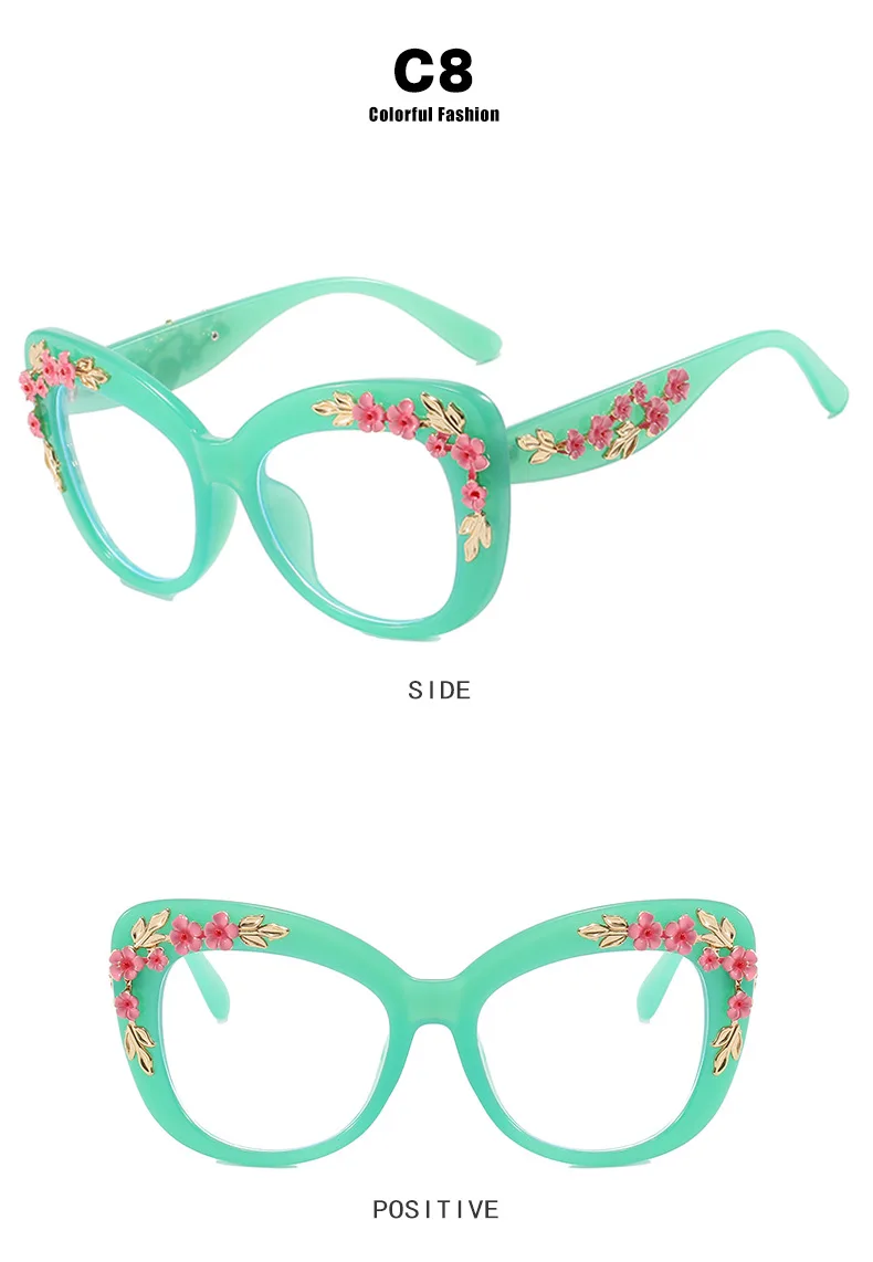 Modische Übergroße Cat-Eye-Sonnenbrille für Damen und Herren Markendesign Trendige Party-Outdoor-Reise-Straßenfotografie-Brille Unisex UV400 – Detail 13