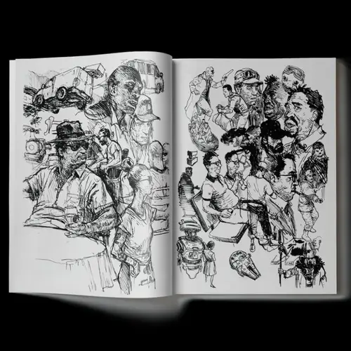 Kim Jung-gi's Latest English Sketchbook Collection 2024 Karl Kopinski - Image 4
